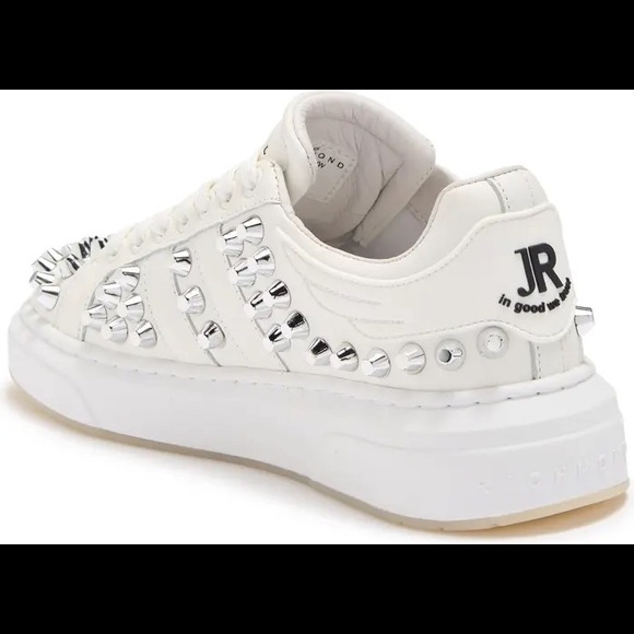 John Richmond studded leather sneaker - Picture 2 of 9